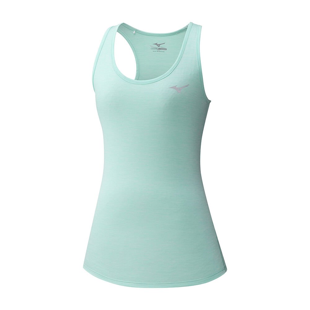 Damske Tank Top Mizuno Impulse Core Bezecke Zelene Vypredaj OFGQ24351